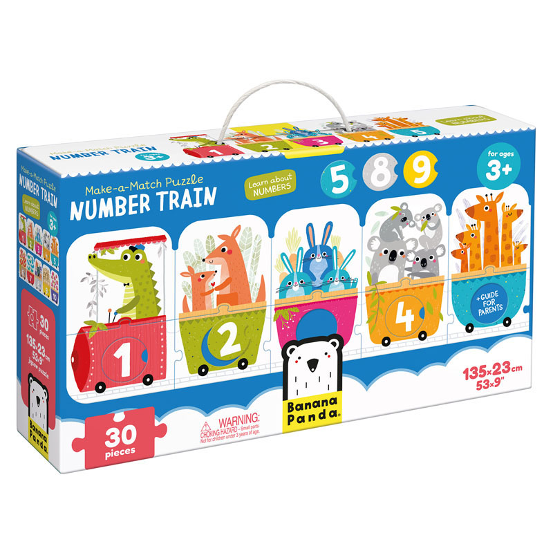 Make-a-Match Puzzle: Number Train