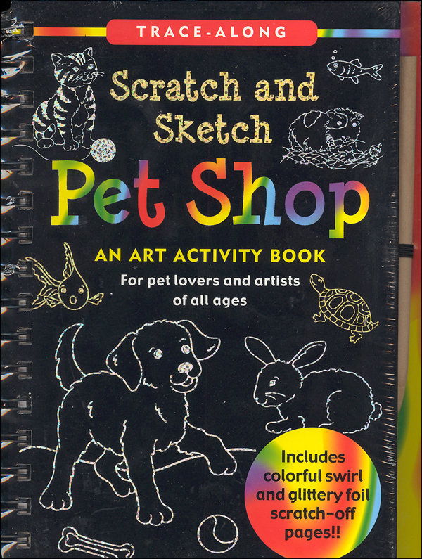 Pet Shop Scratch and Sketch Trace-Along