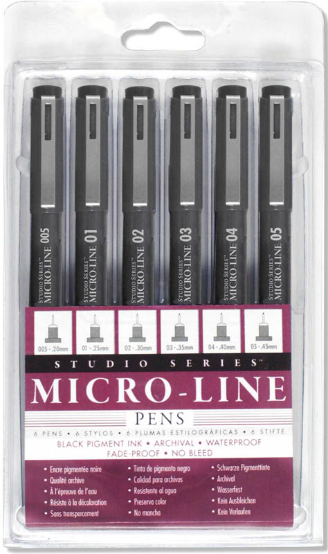 Studio Series Micro-Line Pen Set | Peter Pauper Press | 9781441314826