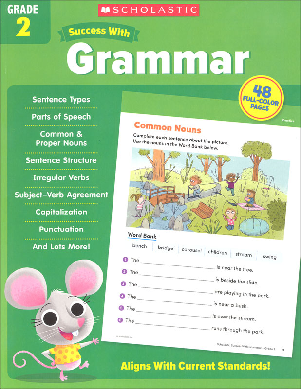 Scholastic Success With Grammar 4th Grade Linking Verbs Worksheet