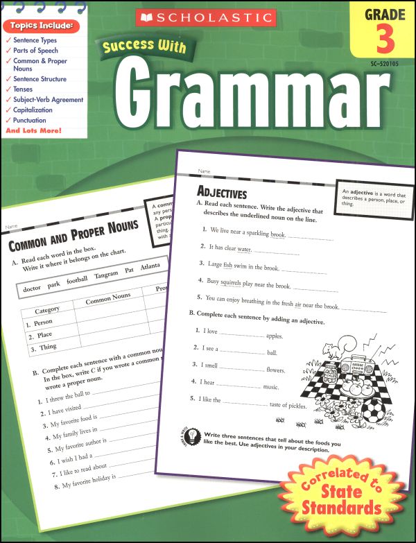 Grammar Grade 3 (Scholastic Success With) | Scholastic Teaching