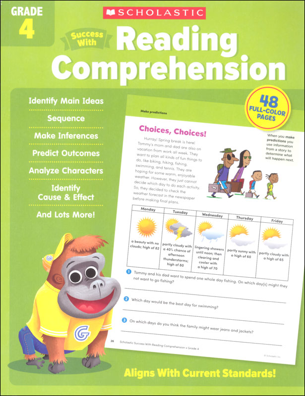 Reading Comprehension Gr 4 (Scholastic Success With)
