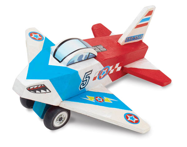 melissa and doug wooden airplane