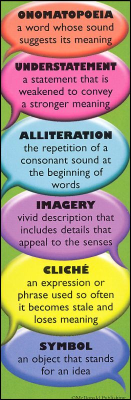 Figurative Language Bookmark | McDonald