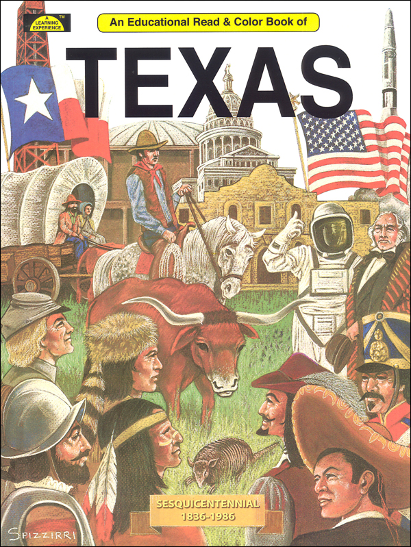 Texas (Educational Read & Color Book)