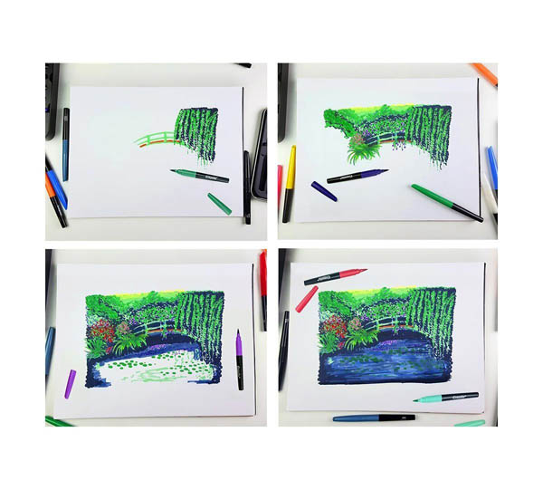 Crayola Signature Blending Markers With Tin 16 Count Crayola