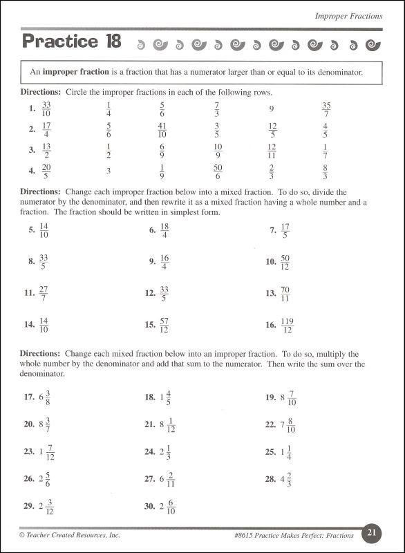 fractions grade 5 pmp teacher created resources