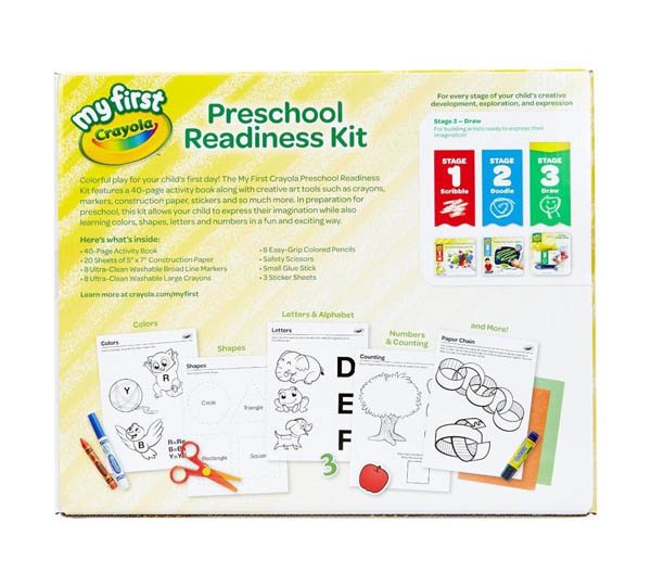 My First Crayola Preschool Readiness Kit Stage 3 Crayola