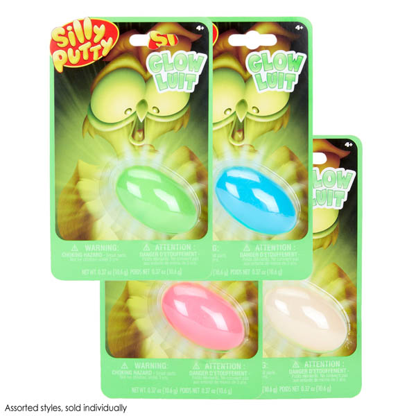 Silly Putty Glow (assorted colors) Crayola