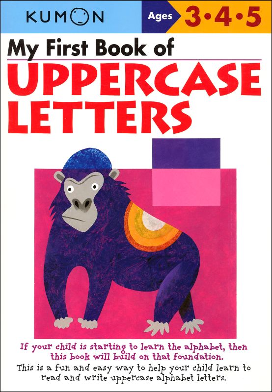 My First Book of Uppercase Letters (Kumon Wkb