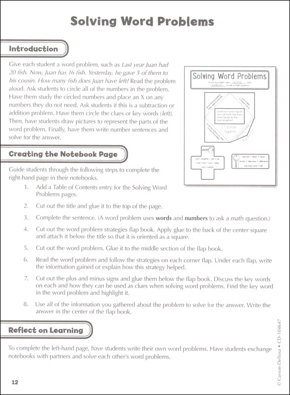 Interactive Notebooks: Math - Grade 2 