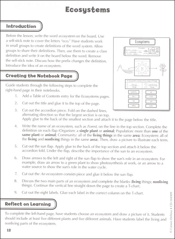 Interactive Notebooks: Science - Grade 5 | Carson-Dellosa | 9781483831251