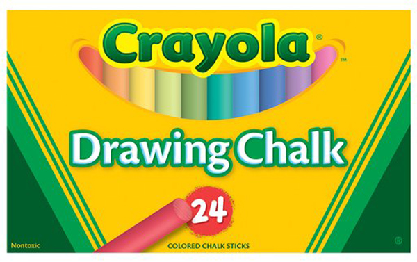 Crayola Chalk Sticks 24 Count