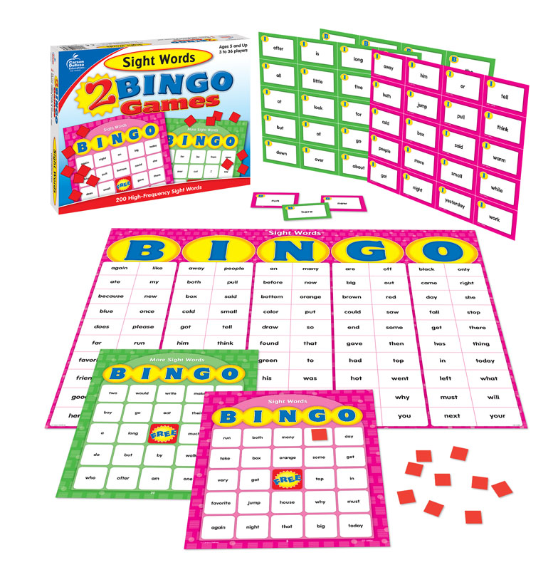 Sight Words Bingo Board Game | Carson-Dellosa | 9781604180251