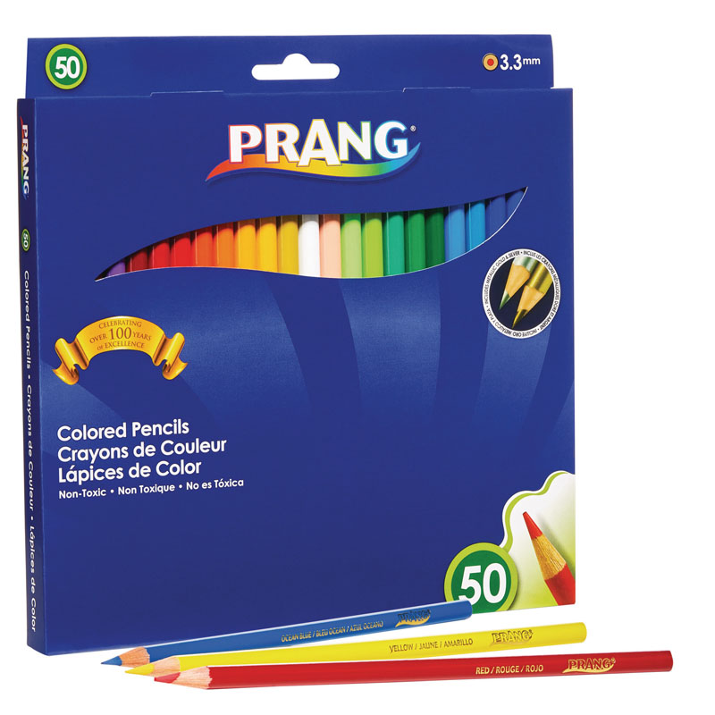 Prang Thick Core Color Pencil Set / 50 (3.3mm) Prang