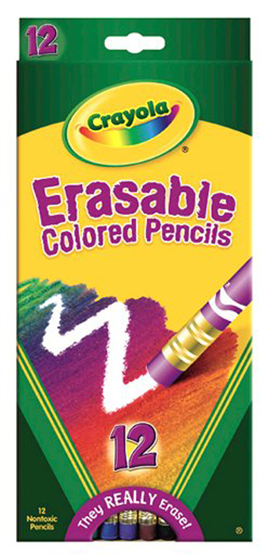 Crayola Erasable Colored Pencils 12 Count