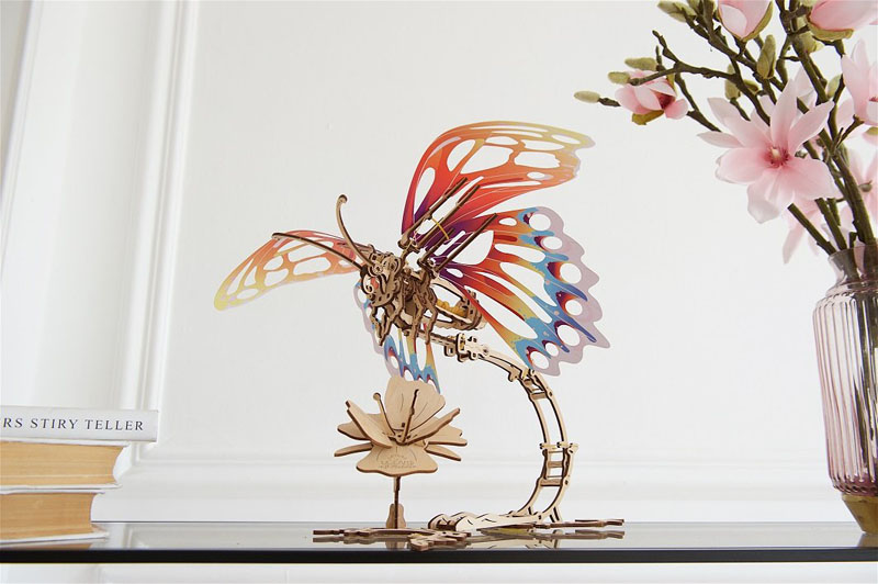 Ugears 3D Wooden Mechanical Model Butterfly | UGears