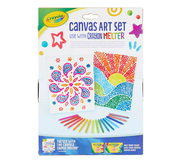 Crayola Crayon Melter Canvas Art Set | Crayola