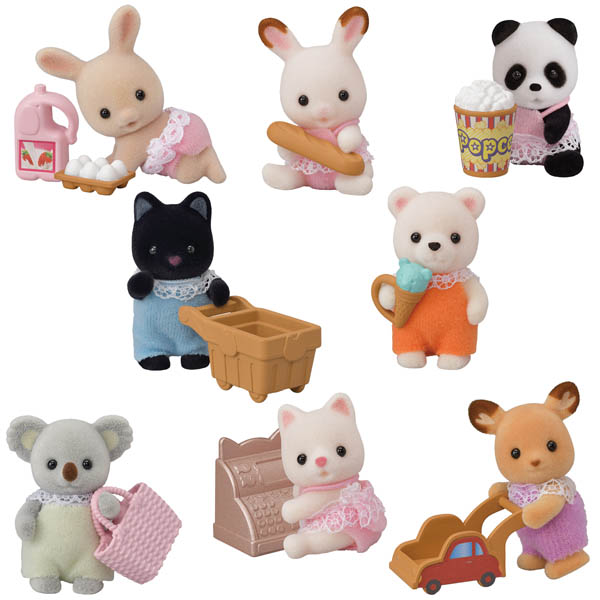 Calico Critters Baby Shopping Series Blind Bag Assorted Style   034999i01 