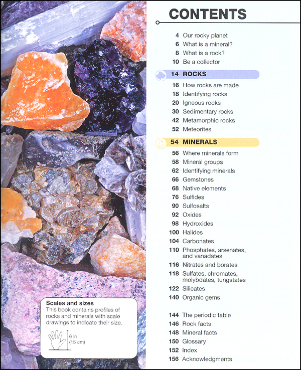 Rocks and Minerals Pocket Genius Facts at Your Fingertips