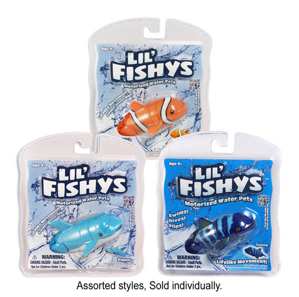 Lil' Fishys Motorisierter Wasser Tiere Fische Wal NEU 