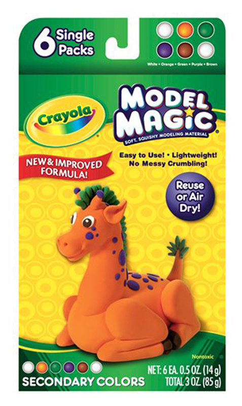 Crayola Model Magic Secondary Colors 6 Count | Crayola