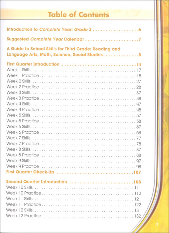 Complete Year: Weekly Learning Activities - Grade 3 | Thinking Kids
