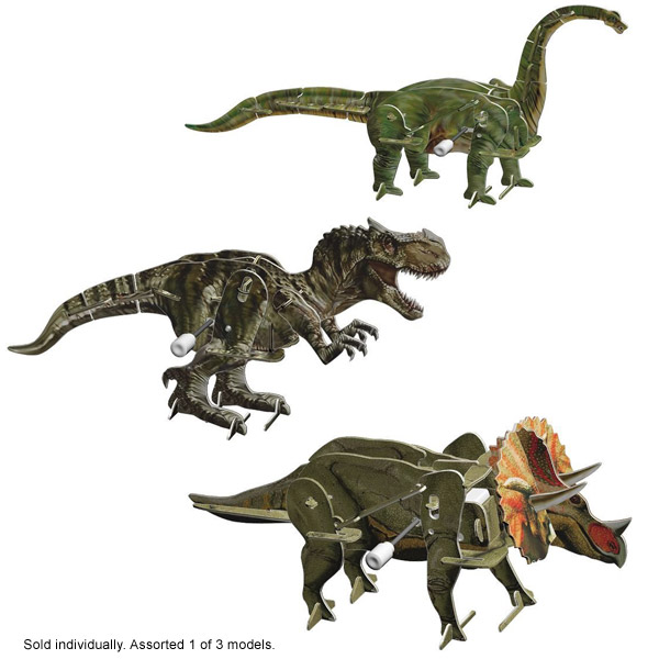 Smithsonian Motorized 3D Puzzle - Dinos Assorted (1 of 3 possible models)