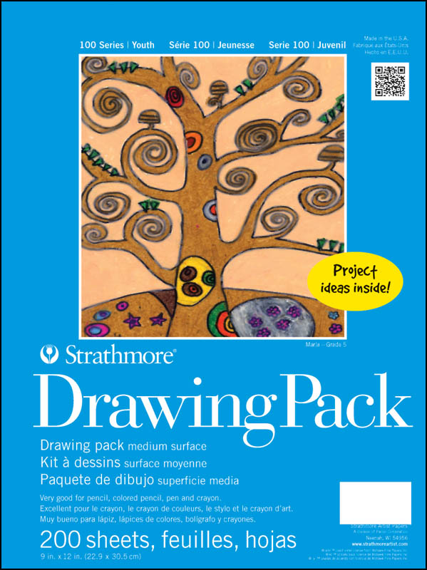 Strathmore Youth Drawing Pack - 9" x 12" (200 Sheets)