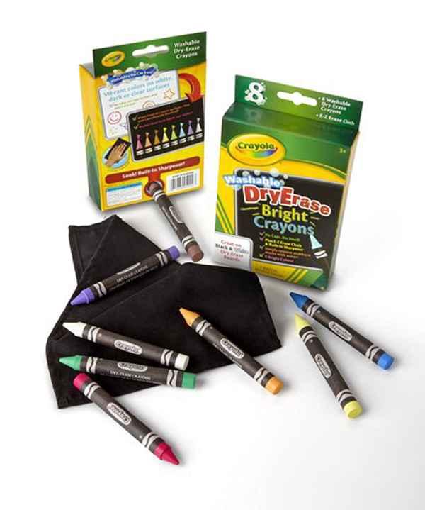 Washable Dry Erase Large Crayons Bright 8 Count | Crayola