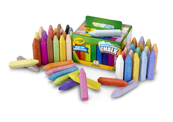 Crayola Washable Sidewalk Chalk Pack 48 Count | Crayola