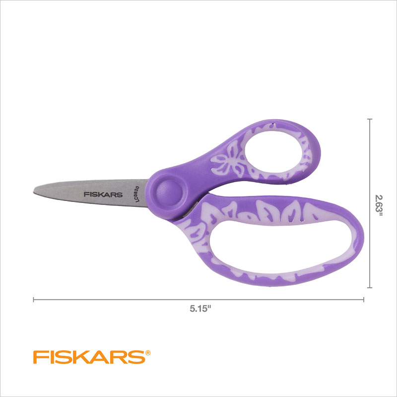 Fiskars Kids Softgrip Scissors (pointed) Asst | Fiskars