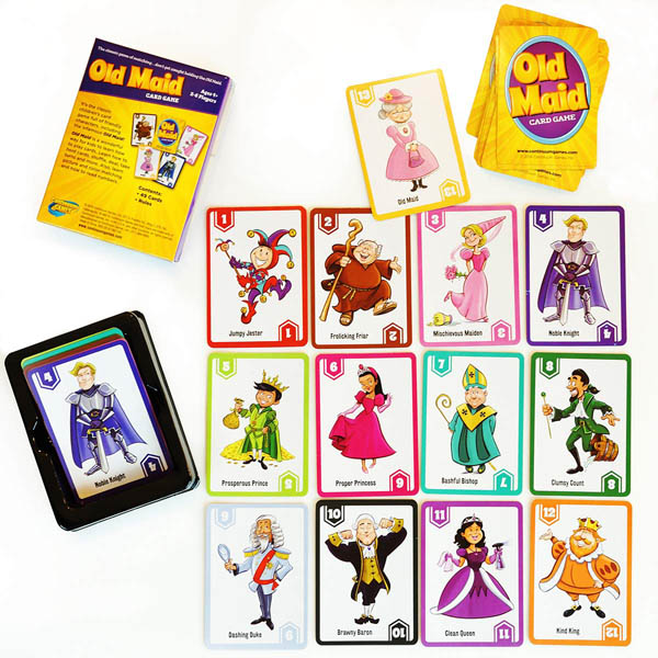 old maid card games