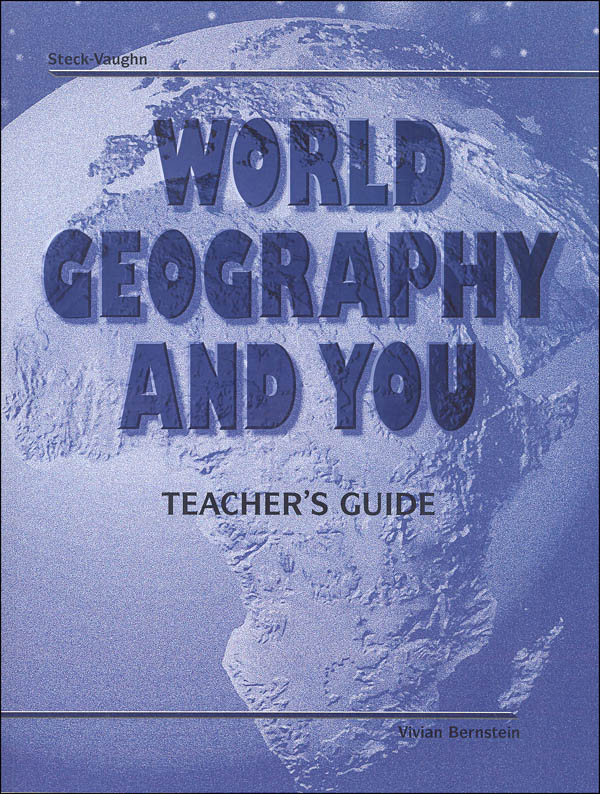World Geography and You Teacher's Guide SteckVaughn 9780817268305