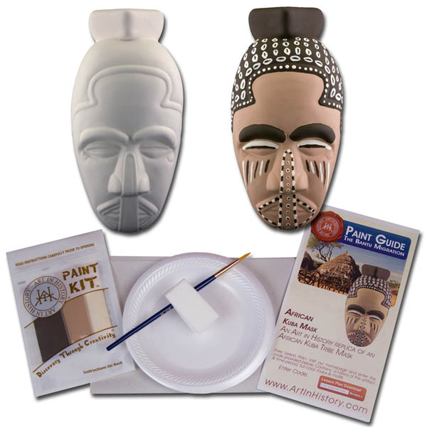 Bantu Migration - African Mask (Hands on History Pottery Kits)