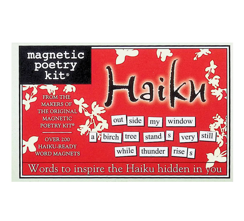 tryk uheldigvis Torrent Haiku Magnetic Poetry Set | Magnetic Poetry 