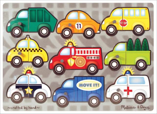 Vehicles Mix 'n Match Puzzle (9 pcs) | Lights, Camera, Interaction