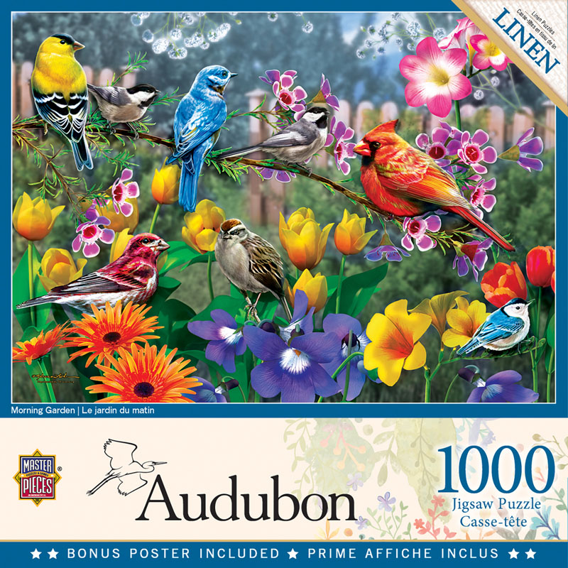 Audubon Morning Garden Puzzle (1000 piece)
