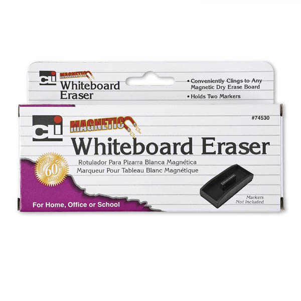 Magnetic Whiteboard Eraser - Black