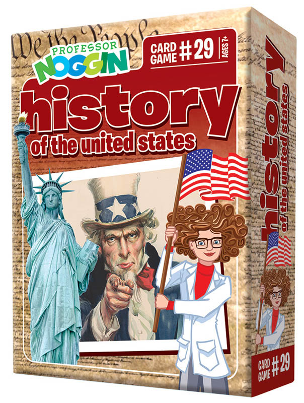 Professor Noggins Geography of The United States Card Game Ages 7 OUTSET for sale online 