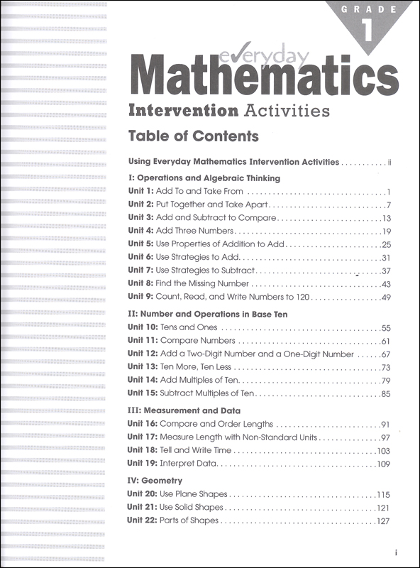 Mathematics Intervention Activities Grade 1 Newmark Learning
