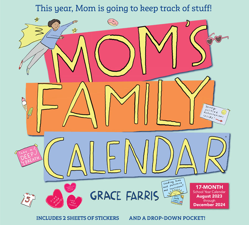 Mom's Family Wall Calendar 2024 Workman Publishing Company 9781523518104