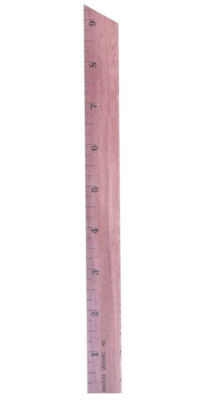 Primary Wood Ruler: 1/4" Increments
