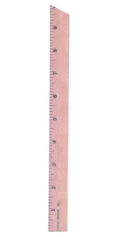 Primary Wood Ruler: 1/8" Increments