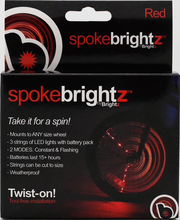 Spoke Brightz Bike Light - Red