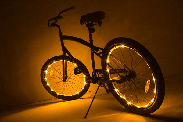 Wheel Brightz Bike Tire Lights - Gold | Brightz