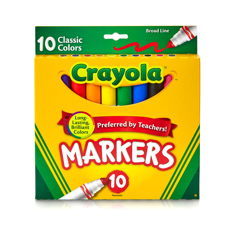 Crayola Broad Line Markers Classic 10 Count