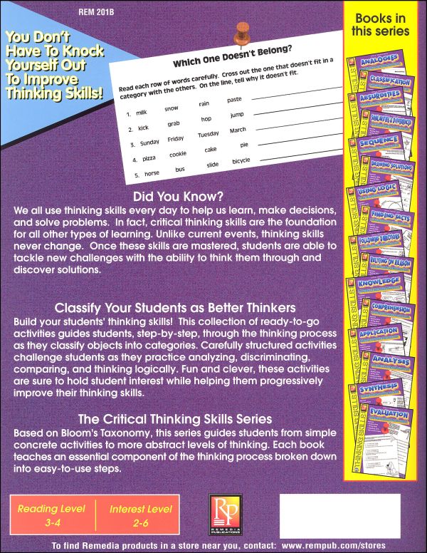 College critical thinking class picture