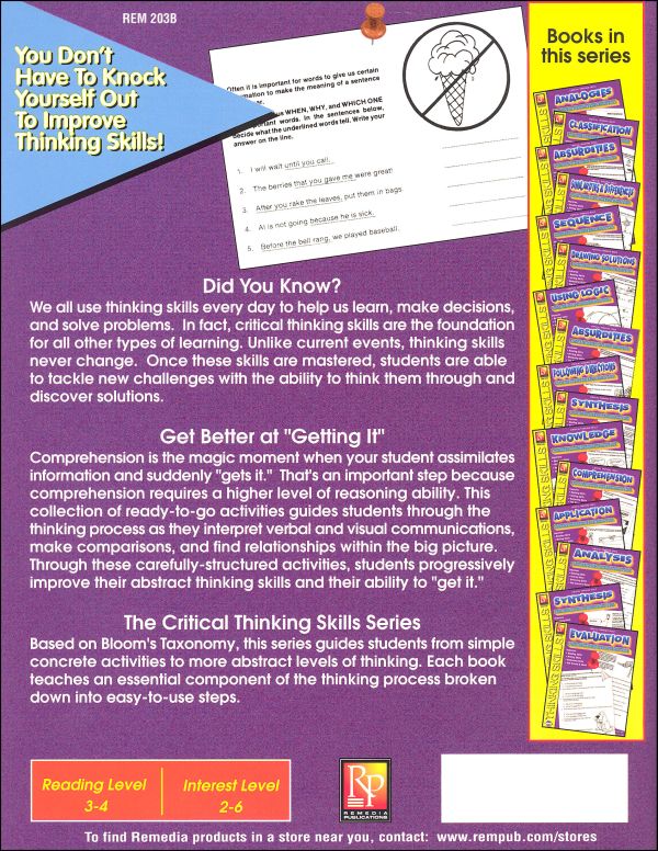 Critical thinking passages image