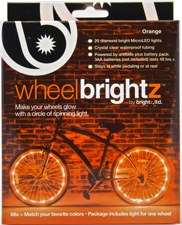 Wheel Brightz Bike Tire Lights - Orange